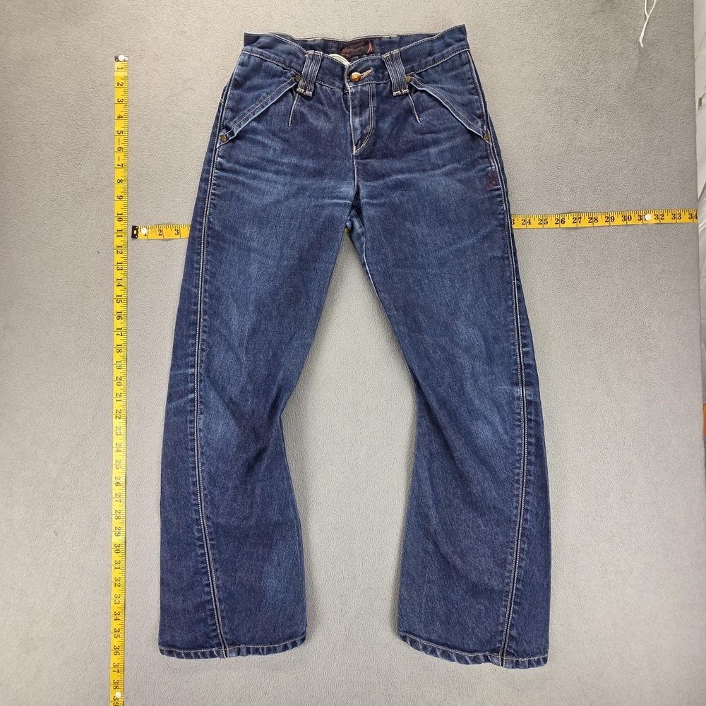 Vintage Levis Engineered Jeans Womens Blue Medium Wash Twisted Fits 25x26